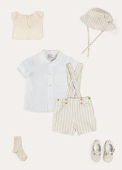 The Brompton Shorts with Braces Toddler Boy Look Look from Pepa London