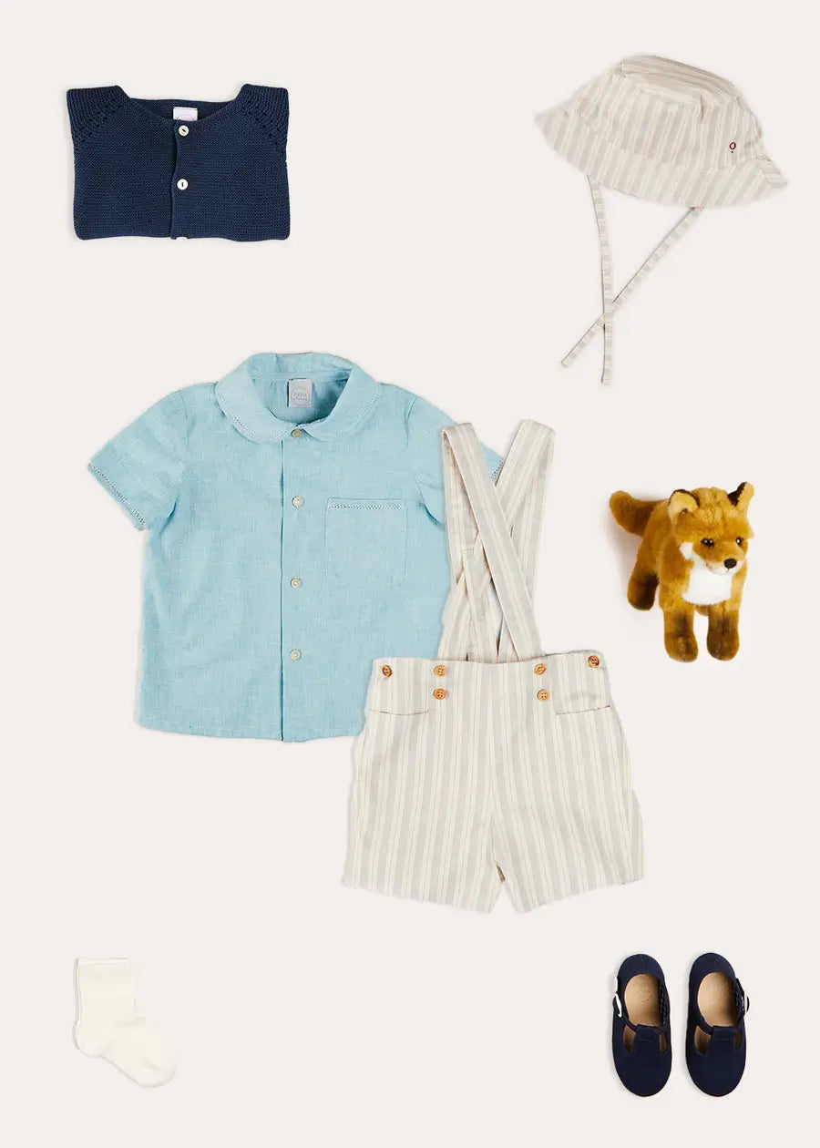 The Brompton Striped Short Toddler Boy Look Look from Pepa London