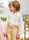 Beige Silk Pageboy Knickerbockers (12mths-10yrs) Trousers  from Pepa London