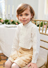 Beige Silk Pageboy Knickerbockers (12mths-10yrs) Trousers  from Pepa London