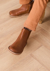 Leather Chelsea Boots In Brown (24-34EU) SHOES from Pepa London