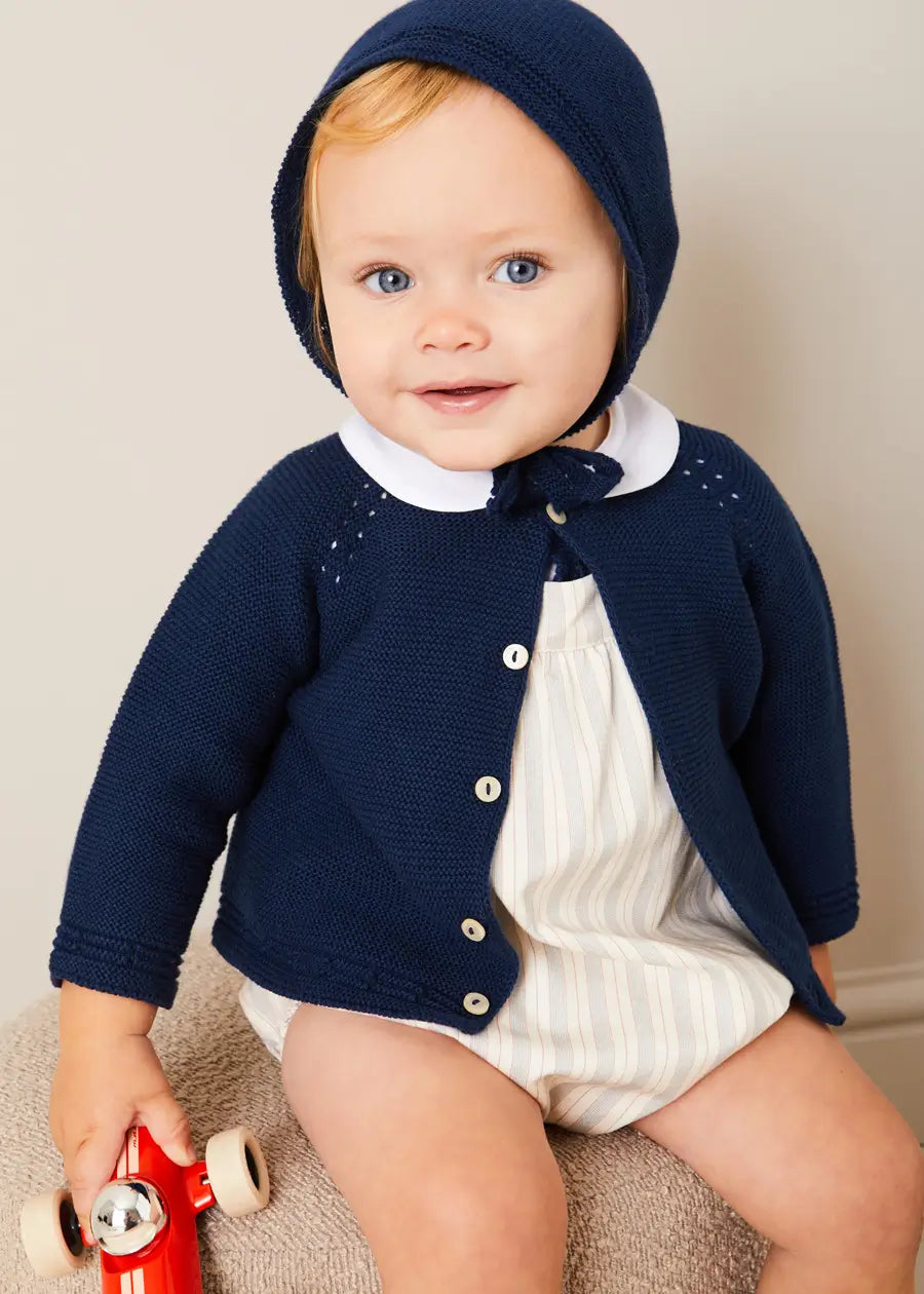 The Brompton Stripe Romper Baby Boy Look Look from Pepa London