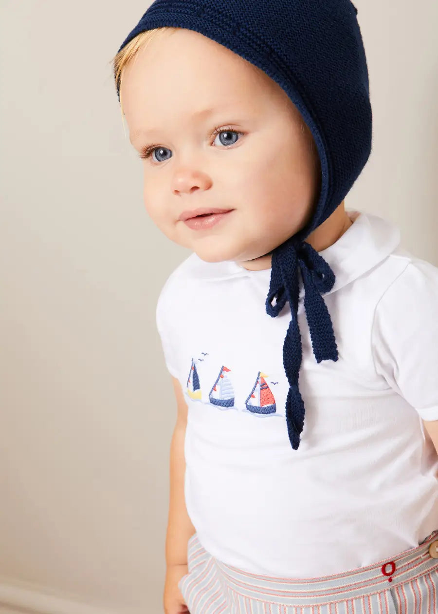 The Embroidered Boat Baby Boy Look Look from Pepa London