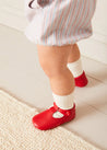 Beaufort Striped Button Detail Bloomers in Red (3mths-3yrs) BLOOMER from Pepa London