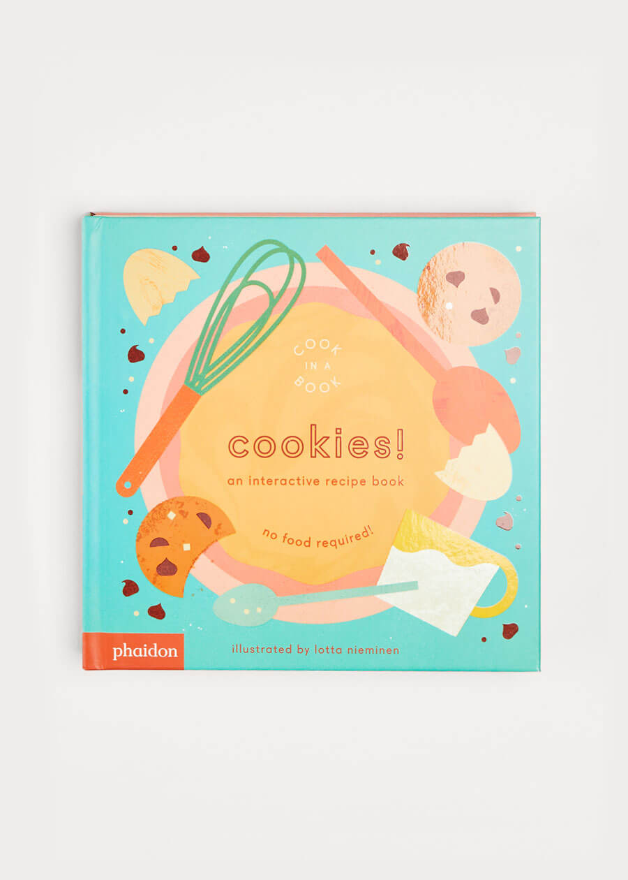 Cook In A Book - Cookies Book in Green   from Pepa London