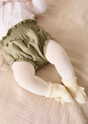 Plain Bloomers in Sage Green (3M-2Y) Bloomers from Pepa London