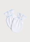 Blue Handsmocked Mittens Accessories  from Pepa London