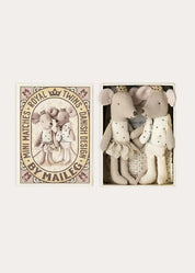 Royal Twin Mice in Matchbox in Cream