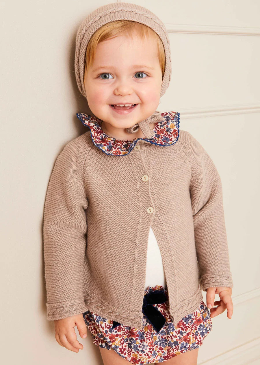 Beatrice Floral Bloomers in Caramel (3mths-2yrs) Bloomers  from Pepa London