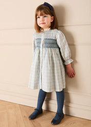 Ribbed Tights in Denim (0mths-10yrs) TIGHTS from Pepa London