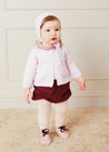 Corduroy Bloomers in Burgundy (3mths-2yrs) Bloomers  from Pepa London