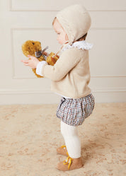Limited-Edition Merrythought & Pepa Teddy Bear with Check Bow   from Pepa London