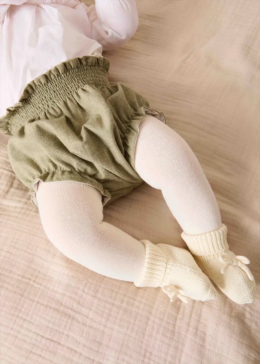 Plain Bloomers in Sage Green (3-18mths) Bloomers from Pepa London