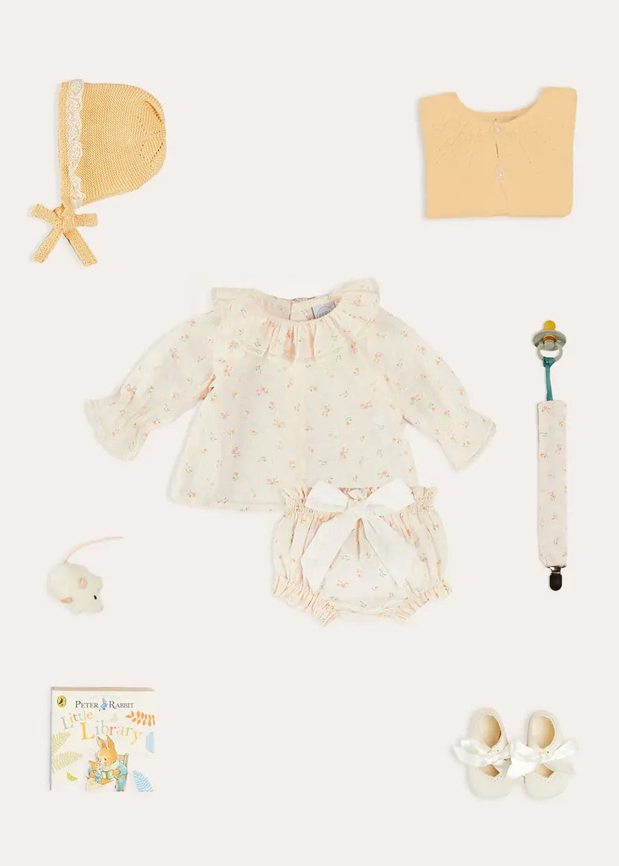 The Esme Blouse and Bloomers Newborn Look Look from Pepa London