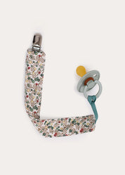 Evelyn Floral Dummy Clip in Green Accessories from Pepa London
