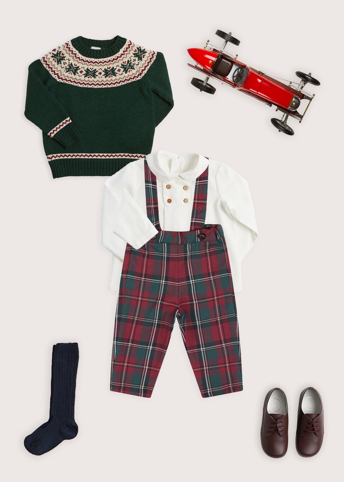 The Balmoral Toddler Boy Look Look from Pepa London