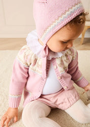 Plain Button Detail Bloomers in Pink (6mths-4yrs) Bloomers from Pepa London