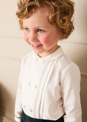 Radley Tartan Peter Pan Collar Two Piece Set in Green (18mths-6yrs) TWO PIECE SETS from Pepa London