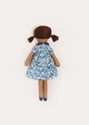 Daphne Floral Print Dress Albetta Dolly in Blue Toys  from Pepa London