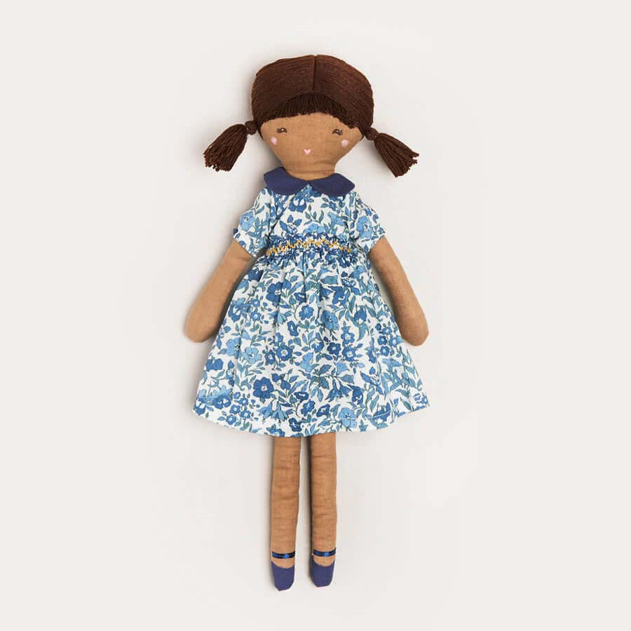 Daphne Floral Dress, Matching Albetta Dolly & Hair Bow Gift Sets from Pepa London