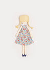 Poppy Floral Print Dress Albetta Dolly in Red Toys  from Pepa London