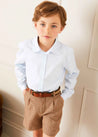 Classic Blue Cotton Oxford Shirt (4-10yrs) Shirts  from Pepa London