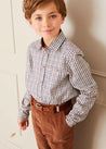 Corduroy Pocket Detail Trousers in Caramel (4-10yrs) Trousers  from Pepa London