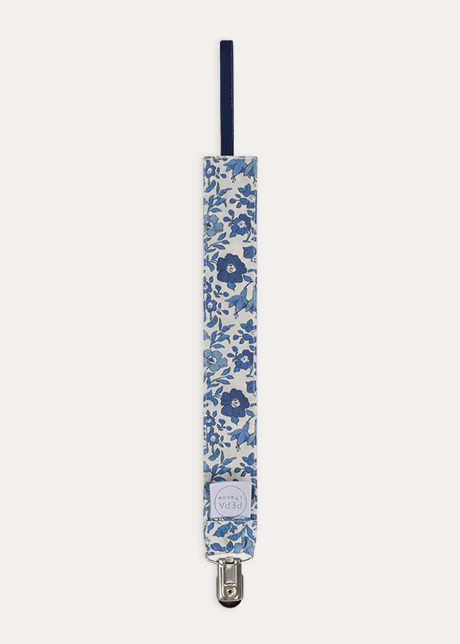 Daphne Floral Dummy Clip in Blue Accessories from Pepa London