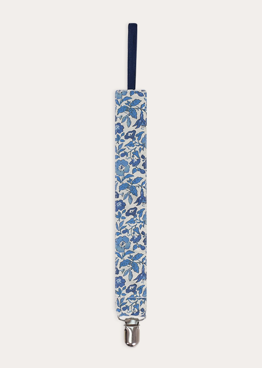 Daphne Floral Dummy Clip in Blue Accessories from Pepa London