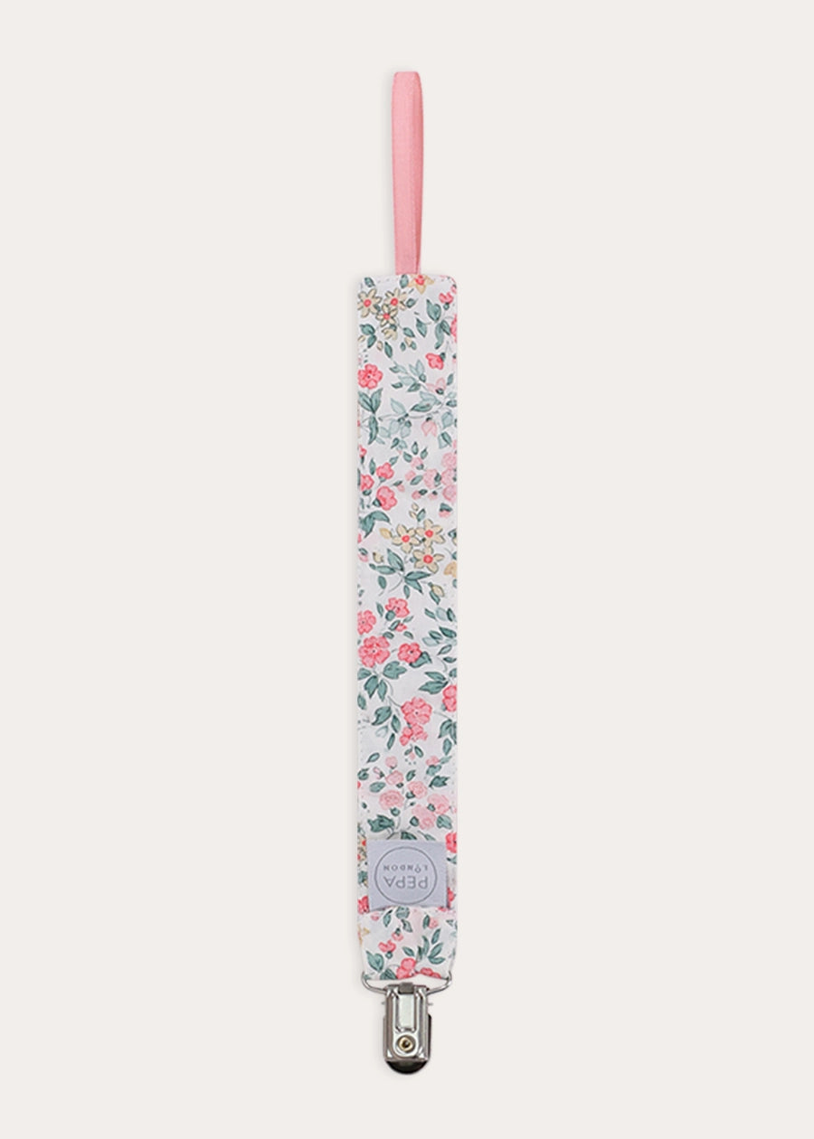 Violet Floral Dummy Clip in Pink Accessories from Pepa London