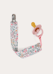 Violet Floral Dummy Clip in Pink Accessories from Pepa London