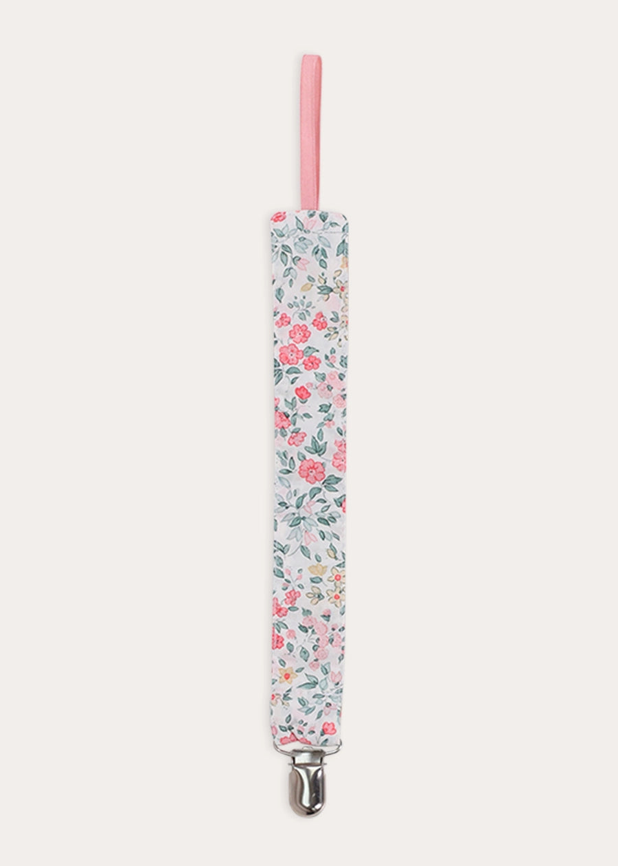 Violet Floral Dummy Clip in Pink Accessories from Pepa London