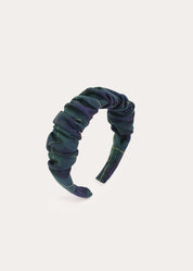 Radley Tartan Scrunchie Hairband in Green Hair Accessories from Pepa London