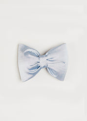 Silk Small Bow Clip in Blue Hair Accessories  from Pepa London