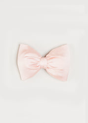 Silk Small Bow Clip in Pink Hair Accessories  from Pepa London