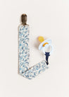 Evelyn Floral Dummy Clip in Blue Accessories  from Pepa London