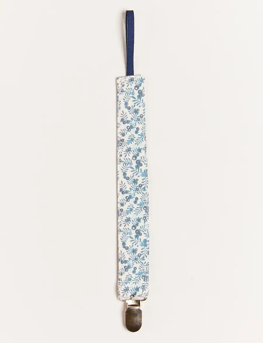 Evelyn Floral Dummy Clip in Blue Accessories  from Pepa London