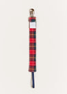 Belgravia Tartan Dummy Clip in Red Accessories  from Pepa London