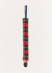 Belgravia Tartan Dummy Clip in Red Accessories  from Pepa London