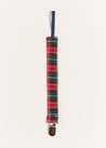 Belgravia Tartan Dummy Clip in Red Accessories  from Pepa London