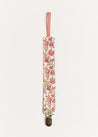 Daphne Floral Dummy Clip in Raspberry Accessories  from Pepa London