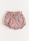 Beatrice Floral Bloomers in Caramel (3mths-2yrs) Bloomers  from Pepa London