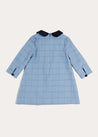 Eccleston Long Sleeve Dress in Blue (18mths-10yrs) Dresses  from Pepa London