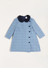 Eccleston Long Sleeve Dress in Blue (18mths-10yrs) Dresses  from Pepa London