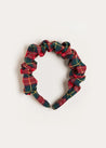 Belgravia Tartan Hairband in Red Hair Accessories  from Pepa London