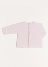 Openwork Detail Jumper in Pink (1-9mths) Knitwear  from Pepa London