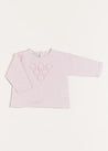 Openwork Detail Jumper in Pink (1-9mths) Knitwear  from Pepa London