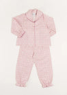 Laurel Floral Pyjamas in Pink (18mths-10yrs) Nightwear  from Pepa London