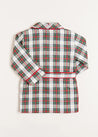 Sussex Tartan Dressing Gown in Red (2-10yrs) Nightwear  from Pepa London