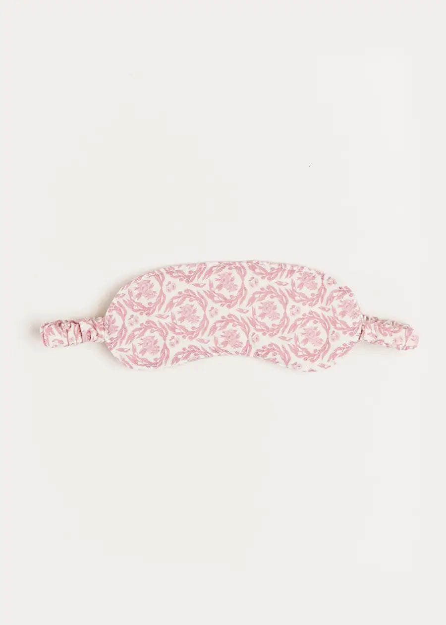 Laurel Floral Eye Mask in Pink Accessories  from Pepa London